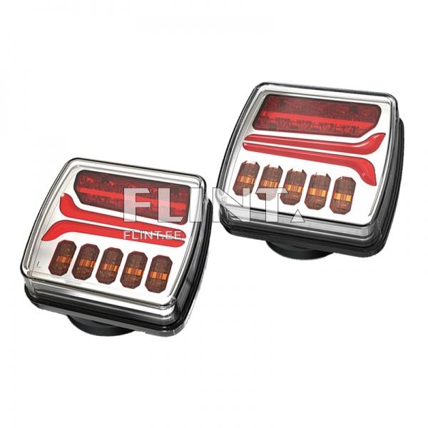 Tagatuli LED 12/24V; (vasak), numbritulega