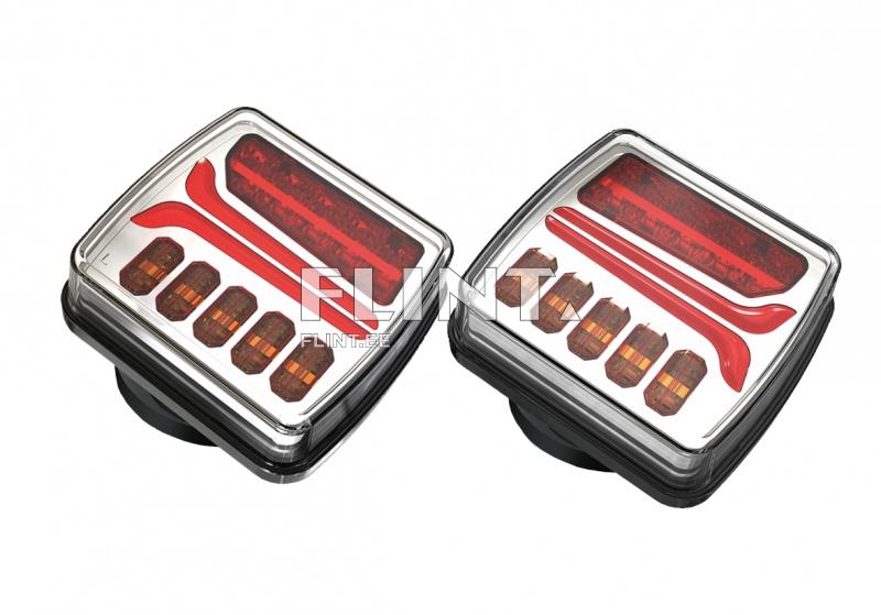 Tagatuli LED 12/24V; (vasak), numbritulega