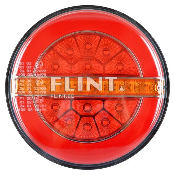 Tagatuli LED 12/24V Ø136mm (punane)