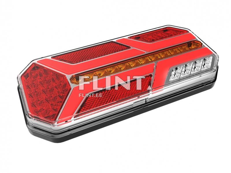 Tagatuli LED 12/24V; (vasak) numbrituli, udutuli; 235x110x40mm