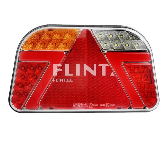 Tagatuli LED 12/24V; (vasak) numbrituli, udutuli; 241x140x44mm