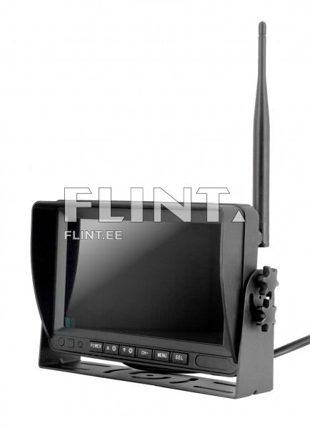 Kaamera komplekt 7" monitoriga (4 kanalit) juhtmevaba