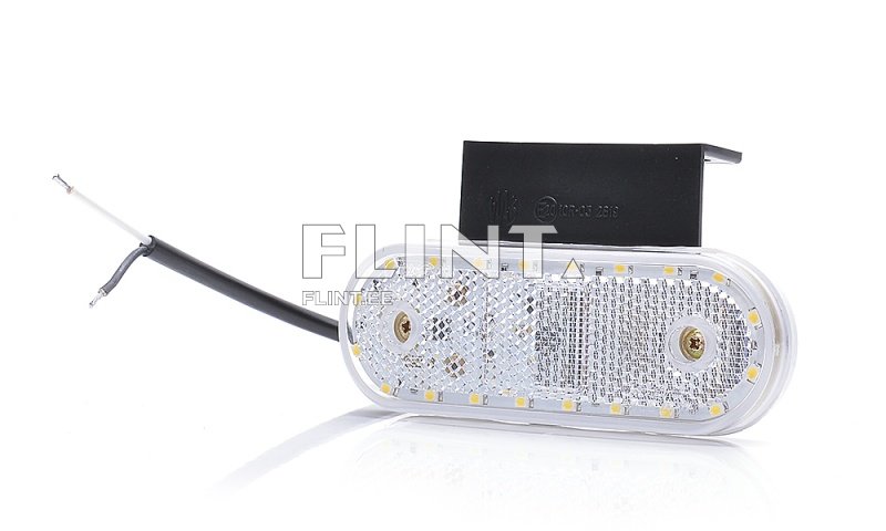 Tuli W47ww 12-24V valge kronsteiniga (114x40x25mm)