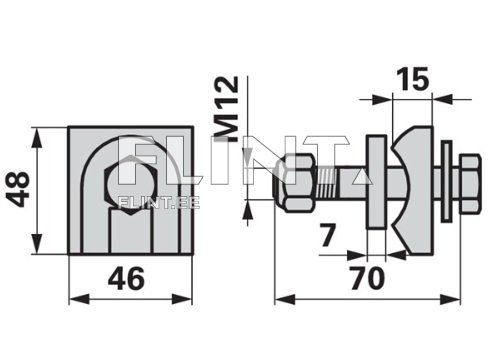 Pii kinnitus Kuhn 57717410, 57717400