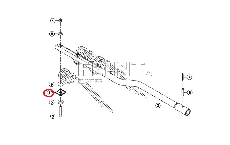 Pii kinnitus Kuhn 57717410, 57717400