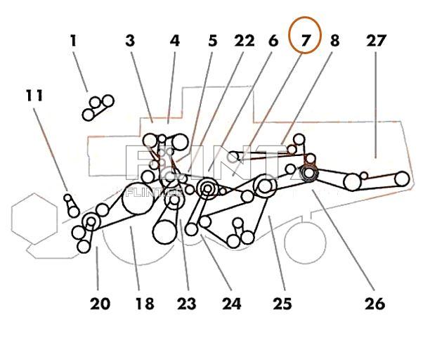 Rihm HB-5342Li (HB-5416La) Claas 629732 