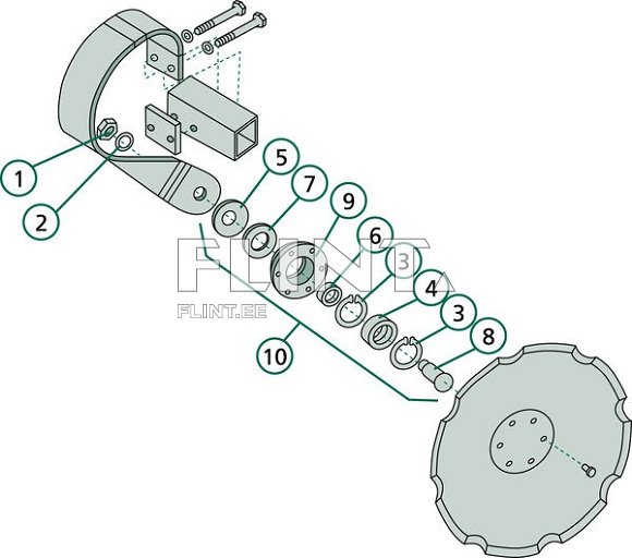 Rummu korpus (V/P) 4555145 Lemken Heliodor