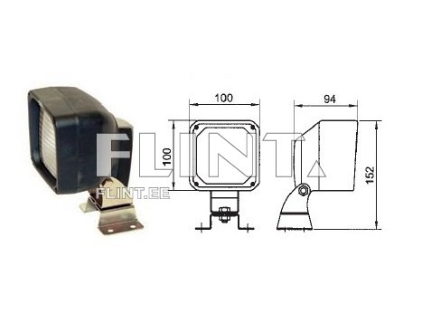 Töötuli ERMAX 910173592M (1xH3 12V 55w)