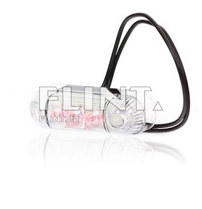 Tuli W61 3 LED-i (punane) (84x24x25mm)