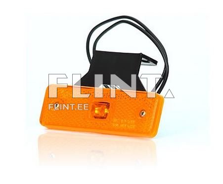 Tuli W44 12-24V kollane kronsteiniga (98x32x25mm)