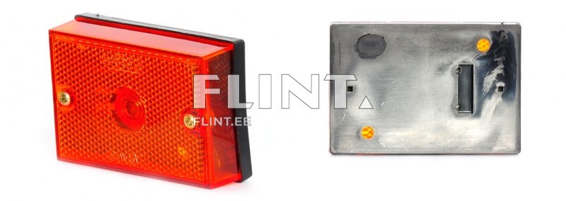 Tuli+helkur W15 punane (86x60x28mm)