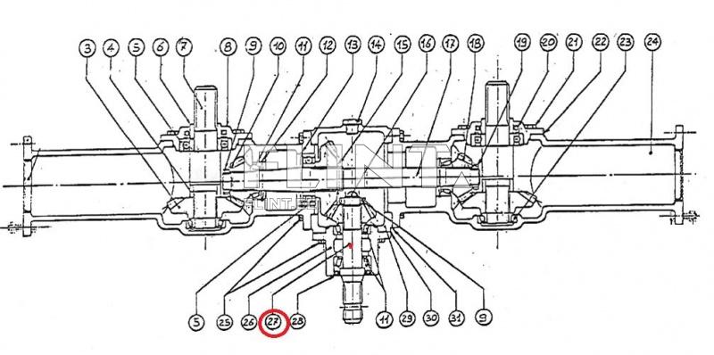 Reduktori võll 9053 (9050) 14t.