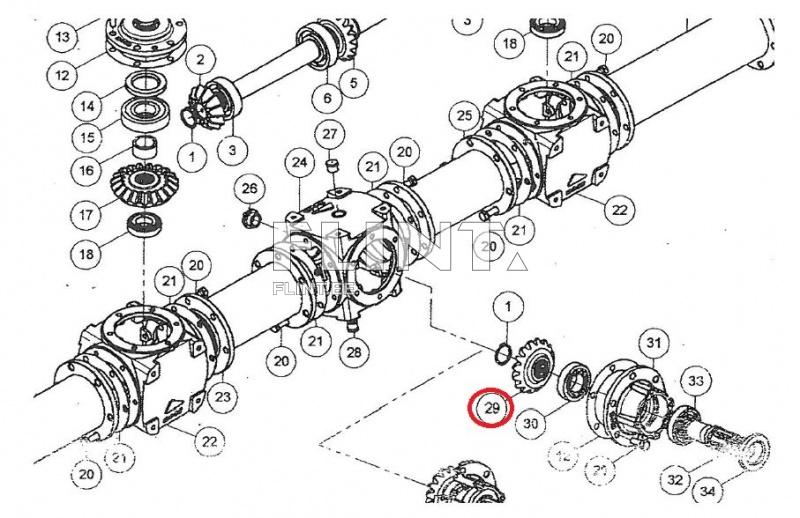 Reduktori hammasratas 9500 (z16, ava 40mm)