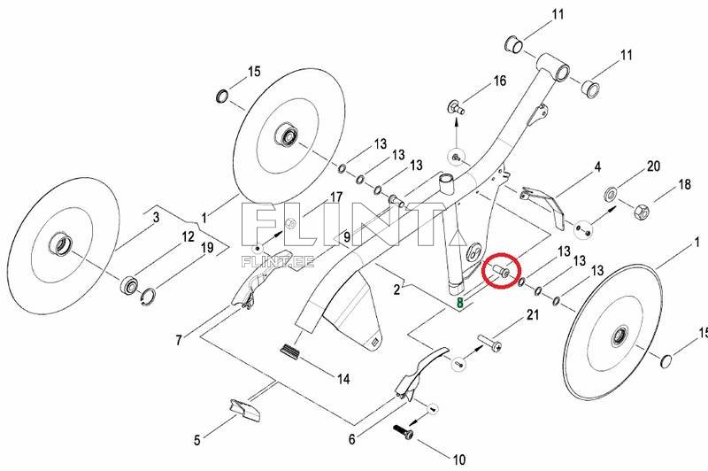 Polt M16x1,5 (parem)  AC36094361 Kverneland 