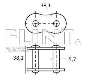 Ketilukk John Deere AZ24534 (kett S52) 38.1