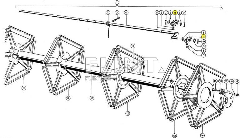 Haspli toru kinnitus Claas 609965.2