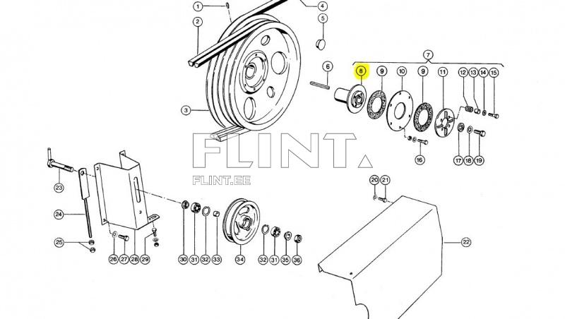Siduri südamik Claas 670584.0