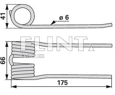 Koguri pii Krone 270050120 (175x66x6; ava 29mm)