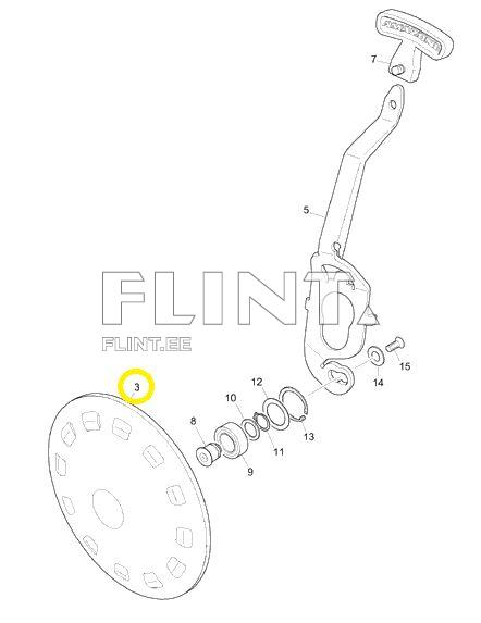 Sügavuse reguleerimise ketas D228 Amazone 967584