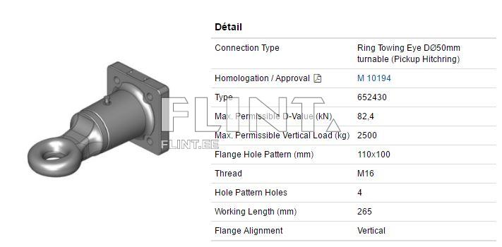 Veosilm Scharmüller 00.652.43.0 (110x100) pöördsilm 50mm