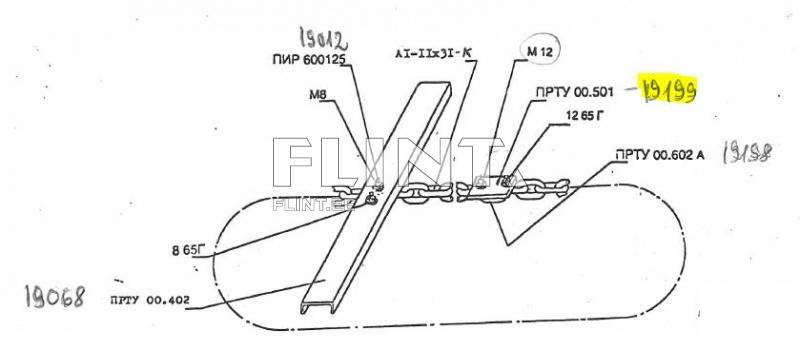 Ketiklambri plaat PRTU 00.501 (PTU-6,0; PTU-14)