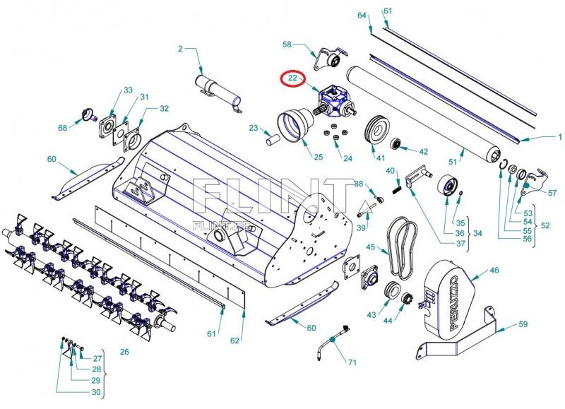 Reduktor Peruzzo FOX Cross 1400 (32050211)