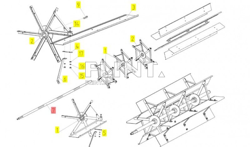 Tuuliku võll 10.01.03.601 DON/Acros
