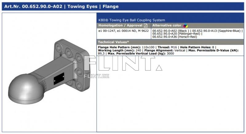 Veokulp Scharmüller 00.652.92.1 K80® (110x100) 3t