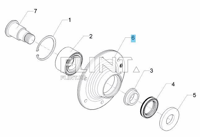 Rummu korpus D235/195x85(C) RE (45510076) parem Lemken Rubin 12