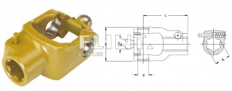 Kardaani kahvel z21 - rist 27x94/32x76mm (lainurk)