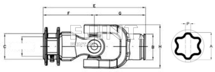 Sarniir z6 x täht 61mm - rist 32x76mm