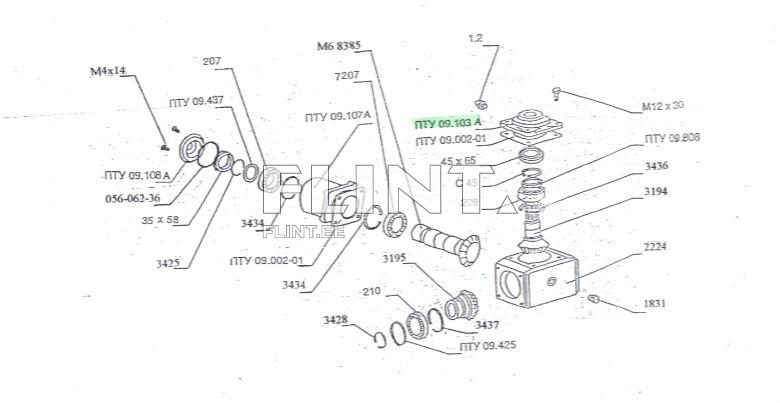 Laagripuki kaas PTU 09.103A/9111
