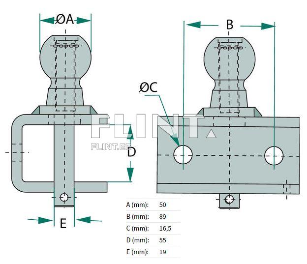 Veokonks K50 (ts-ts 89; ava 16,5mm)