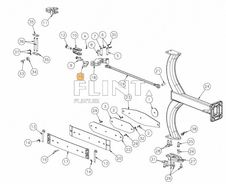 Kronstein KK067080R, 067080, KK067080 Kverneland