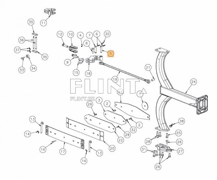 Sõrm 22x101mm KK067059 Kverneland
