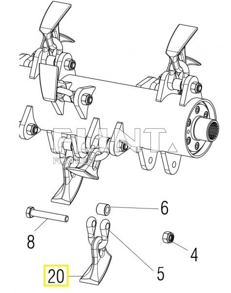 Tasandusniiduki vasar (41x85mm; ava 16x32mm)