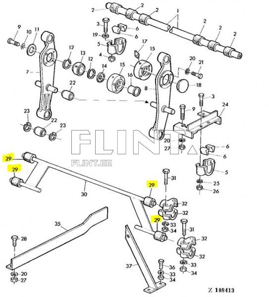 Kummipuks John Deere P42100