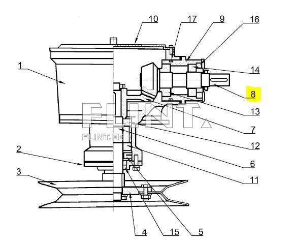 Teo võll GVR 42.1002