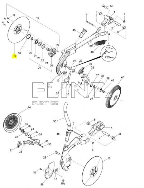 Külviku ketas Amazone 410x4 - 961301
