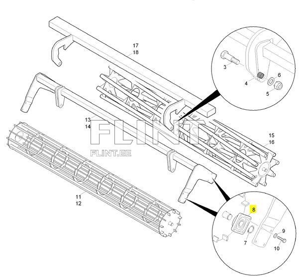 Laagripukk + laager Amazone CE066 (originaal)