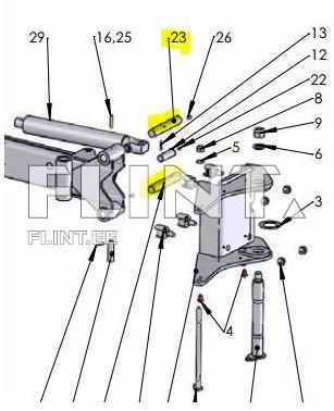 Sõrm 1658604400 ø 30mm Agrolux