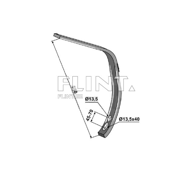 Vannas 550x50x22 Köckerling 506210