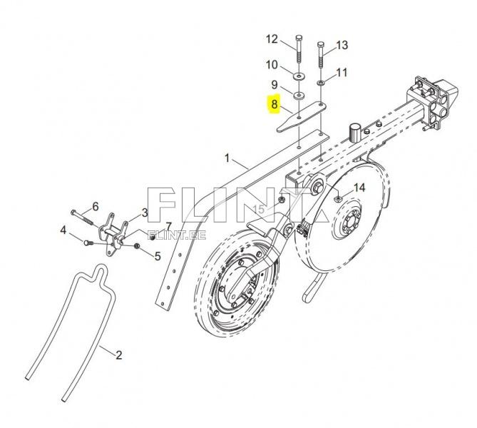 Tugvedusplaat 23250307 Horsch