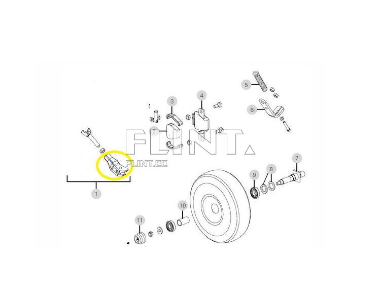 Tugiratta piiraja kronstein KK088062 Kverneland