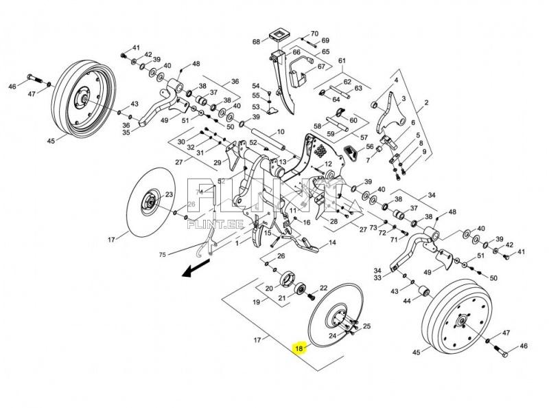 Külviku ketas 380x4 - 00311174 Horsch Maestro