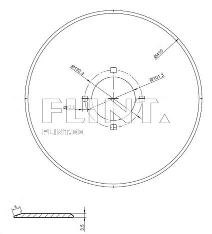 Külviku ketas VM 410x3,5 16” - 9900200