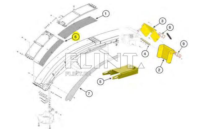 Plaat New Holland 87693538