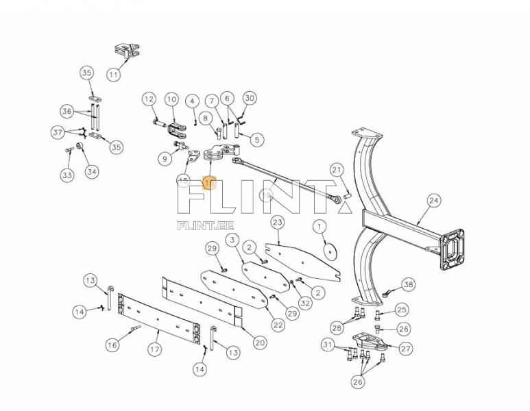 Kronstein KK067060R (22mm sõrmele) Kverneland