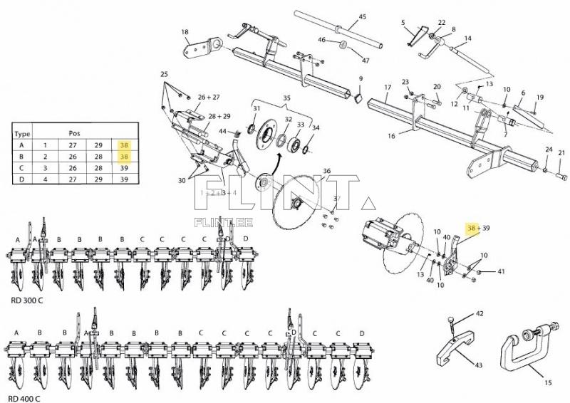 Väetise juhttoru (vasak) Väderstad 432120 originaal