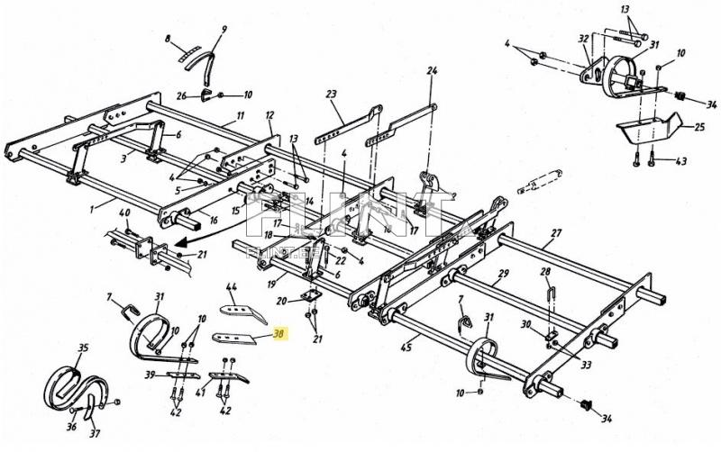 Pii ots sirge W100 Väderstad 419996